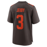 Cleveland Browns Jerry Jeudy Nike Brown Alpha Dawg Game Jersey