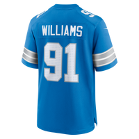 Detroit Lions Tyleik Williams Nike Blue Team Game Jersey