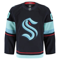 Seattle Kraken Fanatics Navy Home Authentic Pro Custom Jersey