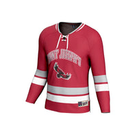 Saint Joseph's Hawks GameDay Greats Spirit Hockey Jersey - Crimson
