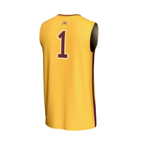 #1 Minnesota Golden Gophers GameDay Greats Lightweight Collegiate Basketball Fashion Jersey - Gold