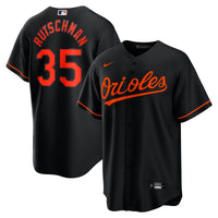 Baltimore Orioles Adley Rutschman Nike Black Alternate Replica Player Jersey