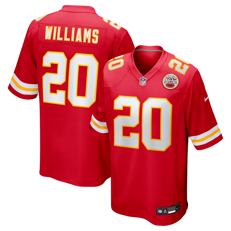 Kansas City Chiefs Nohl Williams Nike Red Team Game Jersey