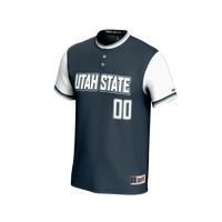 Utah State Aggies GameDay Greats NIL Pick-A-Player Lightweight Softball Fashion Jersey - Navy