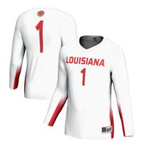 #1 Louisiana Ragin' Cajuns GameDay Greats Lightweight Volleyball Jersey - White
