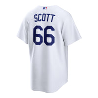 Los Angeles Dodgers Tanner Scott Nike White Home Replica Jersey