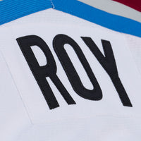 Colorado Avalanche Patrick Roy Mitchell & Ness White 1995 Power Play Jersey