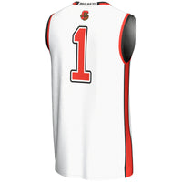 #1 Cornell Big Red GameDay Greats Lightweight Basketball Jersey - White