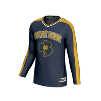 Notre Dame Fighting Irish GameDay Greats NIL Pick-A-Player Lightweight Collegiate Volleyball Fashion Jersey - Navy