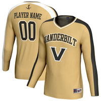 Vanderbilt Commodores GameDay Greats NIL Pick-A-Player Lightweight Collegiate Volleyball Fashion Jersey - Gold