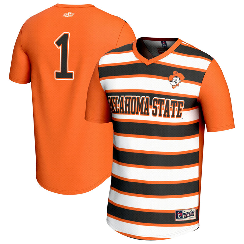 Oklahoma State Cowboys GameDay Greats Lightweight Collegiate #1 Soccer Fashion Jersey - Orange