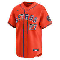 Houston Astros Jose Altuve Nike Orange Alternate Limited Player Jersey