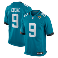 Jacksonville Jaguars Logan Cooke Nike Teal Game Jersey