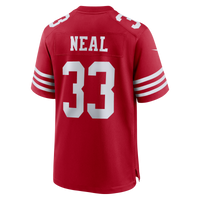 San Francisco 49ers Siran Neal Nike Scarlet Team Game Jersey