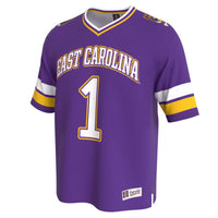ECU Pirates GameDay Greats Lightweight Collegiate Football Fashion Jersey - Purple