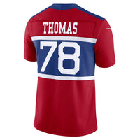 New York Giants Andrew Thomas Nike Century Red Alternate Vapor F.U.S.E. Limited Jersey