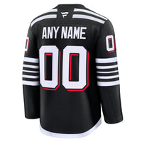 New Jersey Devils Fanatics Black Alternate Premium Custom Jersey