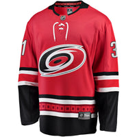 Carolina Hurricanes Frederik Andersen Fanatics Red Alternate Breakaway Player Jersey