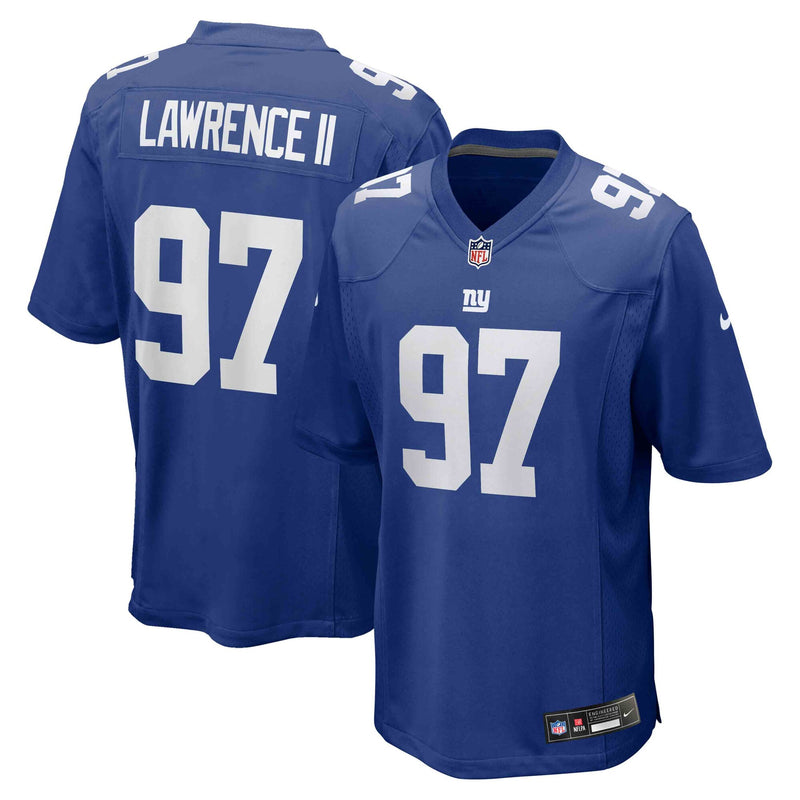 New York Giants Dexter Lawrence II Nike Royal Team Game Player Jersey