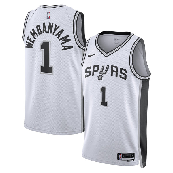 San Antonio Spurs Nike Association Swingman Jersey - Victor Wembanyama -