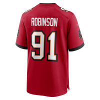 Tampa Bay Buccaneers A'Shawn Robinson Nike Red Team Game Jersey