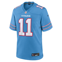 Tennessee Titans Jermaine Johnson II Nike Light Blue Team Game Jersey