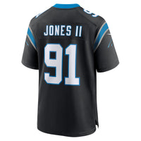 Carolina Panthers Patrick Jones II Nike Black Team Game Jersey