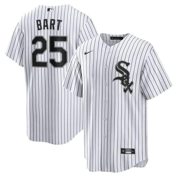Chicago White Sox Joey Bart Nike White Home Replica Jersey