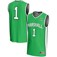 #1 Marshall Thundering Herd GameDay Greats Lightweight Basketball Fashion Jersey - Kelly Green
