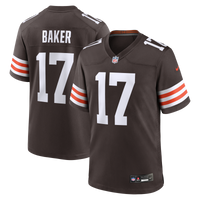 Cleveland Browns Jerome Baker Nike Brown Team Game Jersey