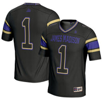#1 James Madison Dukes GameDay Greats Endzone Football Jersey - Black