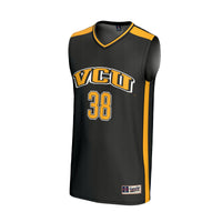 #38 VCU Rams GameDay Greats Lightweight Basketball Fashion Jersey - Black