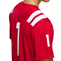 #1 Nebraska Huskers adidas Home Premier Jersey - Scarlet