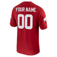 Arkansas Razorbacks Nike Custom Football Game Jersey - Cardinal