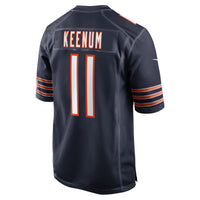 Chicago Bears Case Keenum Nike Navy Team Game Jersey