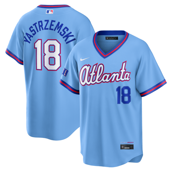 Atlanta Braves Mike Yastrzemski Nike Powder Blue 2026 City Connect Stadium Jersey