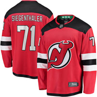 New Jersey Devils Jonas Siegenthaler Fanatics Red Home Breakaway Player Jersey