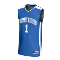 #1 Saint Louis Billikens GameDay Greats Lightweight Basketball Fashion Jersey - Blue