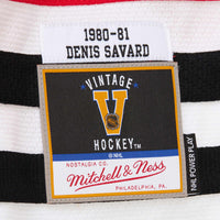 Chicago Blackhawks Denis Savard Scarlet 1980-81 Power Play Jersey