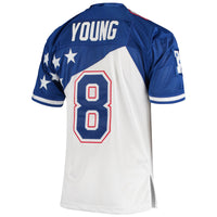 NFC Steve Young Mitchell & Ness White/Blue 1994 Pro Bowl Authentic Jersey