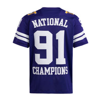Washington Huskies adidas 1991 National Championship Anniversary Icon Football Jersey - Purple