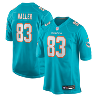 Miami Dolphins Darren Waller Nike Aqua Team Game Jersey