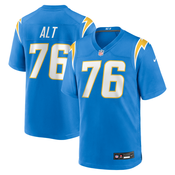 Los Angeles Chargers Joe Alt Nike Powder Blue Player Game Jersey