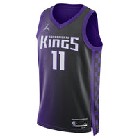 Sacramento Kings Jordan Brand Statement Edition Swingman Jersey - Purple - Domantas Sabonis -