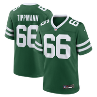 New York Jets Joe Tippmann Nike Legacy Green Team Game Jersey