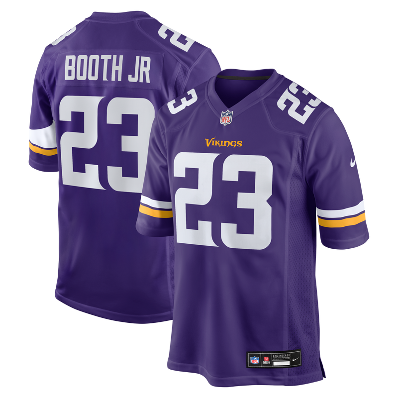Minnesota Vikings Andrew Booth Jr. Nike Purple Player Game Jersey