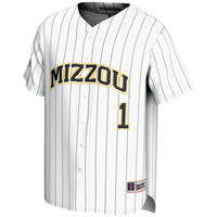 #1 Missouri Tigers GameDay Greats Lightweight Baseball Jersey - White