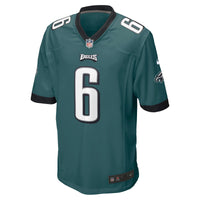 Philadelphia Eagles DeVonta Smith Nike Midnight Green Player Game Jersey