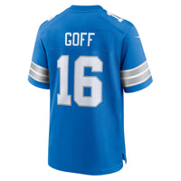 Detroit Lions Jared Goff Nike Blue Game Jersey
