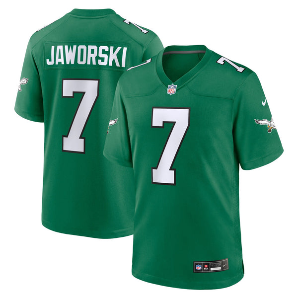Philadelphia Eagles Ron Jaworski Nike Kelly Green Retired Player Alternate Game Jersey